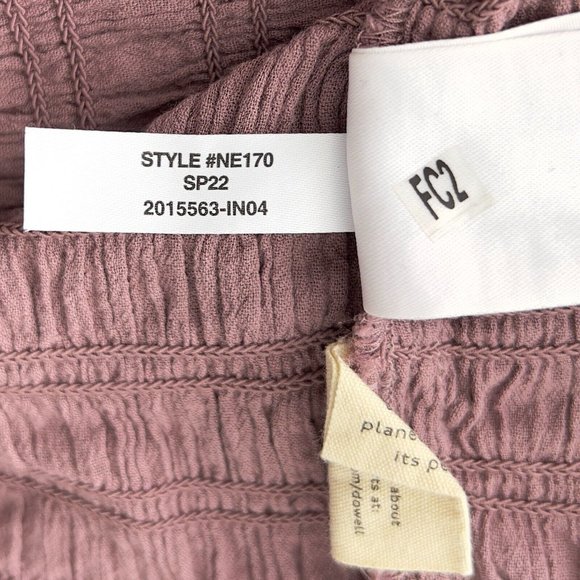 MADEWELL Women's Lucie Flutter Sleeve Smocked Bodice Top Size Small - 0066 - Picture 11 of 11